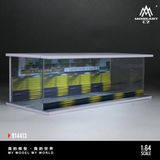  Hộp trưng bày mô phỏng đường đua hiệu ứng đang chạy kích thước 30x13.3x10cm tỉ lệ 1:64 MoreArt MO914413 