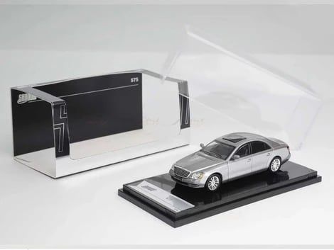  Mô hình xe Maybach 57S Silver Gray tỉ lệ 1:64 Shadow LL-023-96 