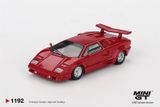  Mô hình xe Lamborghini Countach 25th Anniversary Red tỉ lệ 1:64 MiniGT MGT01192 