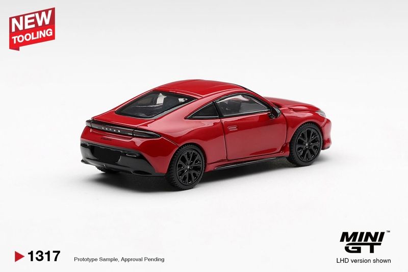  Mô hình xe Honda Prelude Rallye Red bản card tỉ lệ 1:64 MiniGT MGT01317 