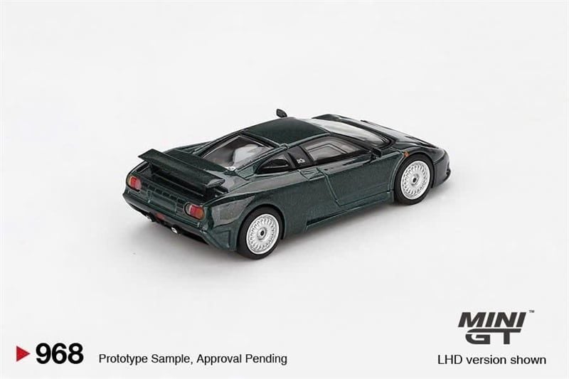  [Hàng Loose] Mô hình xe Bugatti EB110 GT Verde Scuro tỉ lệ 1:64 MiniGT MGT00968L 