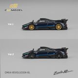  Mô hình xe Pagani Zonda Revlucion New Metallic blue tỉ lệ 1:64 CM model CM64-REVOLUCION-BL 