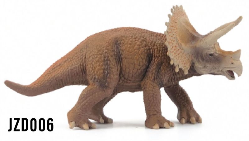  Mô hình khủng long tam giác long 3 sừng Triceratops 18cm bằng nhựa JZD006 