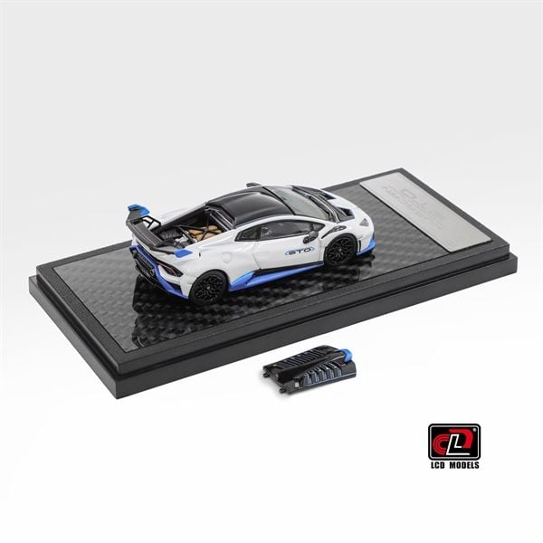  Mô hình xe Lamborghini Huracan STO mở được nắp máy sau tỉ lệ 1:64 LCD Model LCD64043 