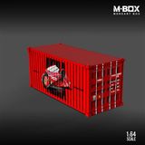  Mô hình thùng container Akila Metal Red Container tỉ lệ 1:64 Moreart Box Mbox MB640157 