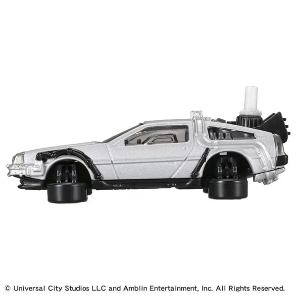  Mô hình xe 11 Back to the Future Part 2 DeLorean Time Machine tỉ lệ 1:64 Tomica Premium Unlimited 944195 