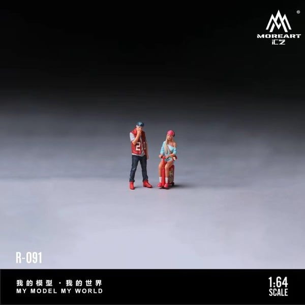  Set mô hình nhân vật figure Urban Commute Couple Set tỉ lệ 1:64 MoreArt MO223091 