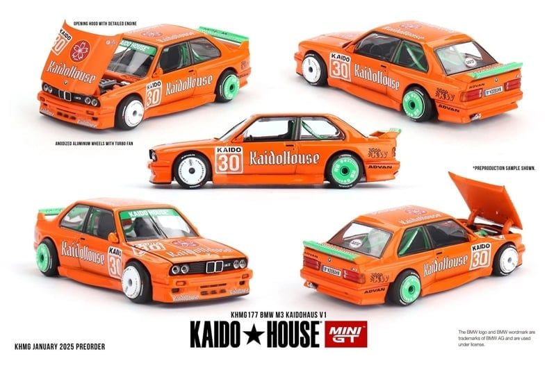  [Hàng Loose] Mô hình xe BMW M3 KaidoHaus V1 tỉ lệ 1:64 Kaido House KHMG177 