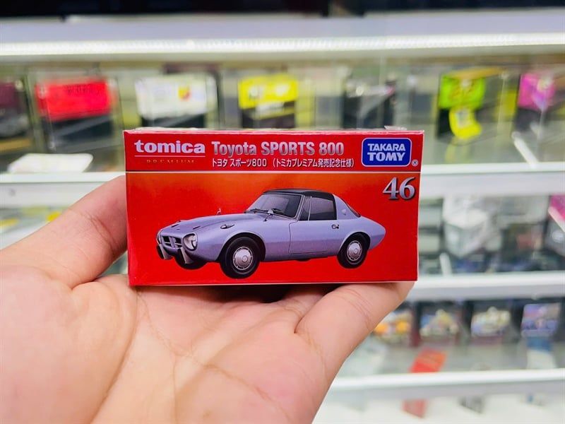  Mô hình xe Toyota Sports 800 silver NO.46 tỉ lệ 1:66 Tomica 995340 