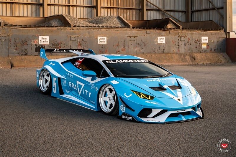  Phụ kiện Thảm lót chống trượt chủ đề siêu xe Lamborghini kích thước 30x60cm Autono1 PT112 