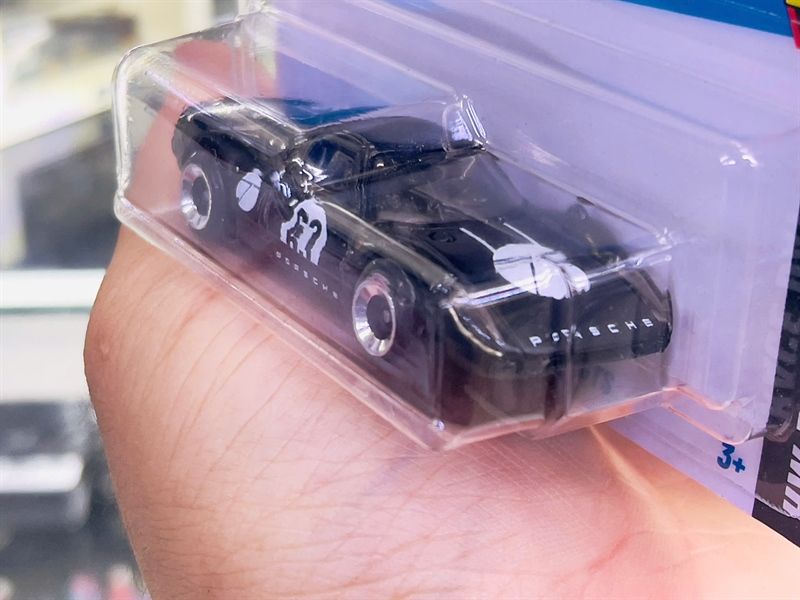  Mô hình xe Porsche 904 Carrera GTS #63 black Hotwheels kim loại có bản quyền chính hãng tỉ lệ 1:64 C4982-PO 