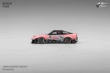  Mô hình xe Nissan 180SX Rocket Bunny pink tỉ lệ 1:64 Micro Turbo MT6407C4 