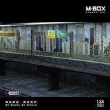  Hộp trưng bày container mô phỏng cầu vượt Overpass Simulation Model có đèn kích thước 38.7x16x16.5cm tỉ lệ 1:64 MoreArt box M-Box MB400221 