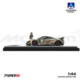  Mô hình xe McLaren 720S Shark tỉ lệ 1:64 Aurora Model AM800401 