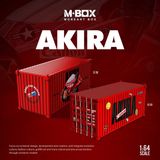  Mô hình thùng container Akila Metal Red Container tỉ lệ 1:64 Moreart Box Mbox MB640157 
