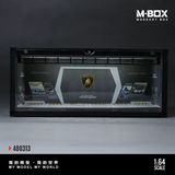  Hộp trưng bày container mô phỏng garage Lamborghini 30cm × 12.5cm × 13cm tỉ lệ 1:64 MoreArt MB400313 