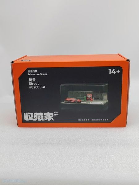 Hộp trưng bày mô phỏng Street Side-Road 19.7x10x10 tỉ lệ 1:64 SHOU CANG JIA SCJ82005 
