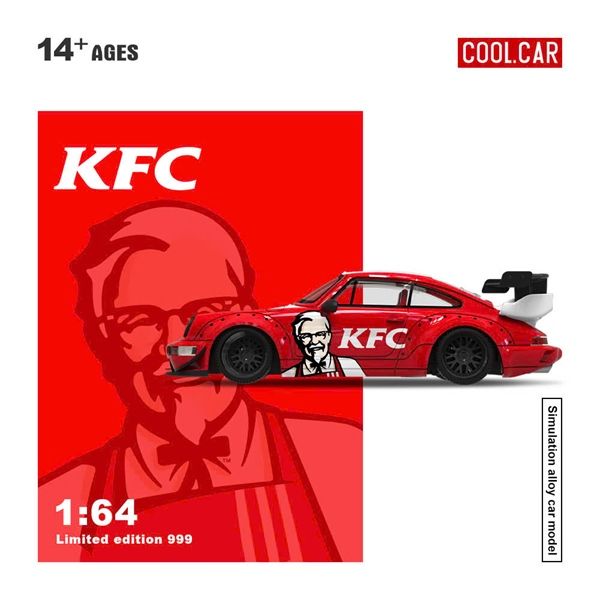  Mô hình xe Porsche 964 KFC Paint Scheme tỉ lệ 1:64 Cool Car CC640884 