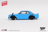  Mô hình xe Nissan LB★Works HAKOSUKA Baby Blue bản card tỉ lệ 1:64 MiniGT MGT01169 NO CHASE CAR 