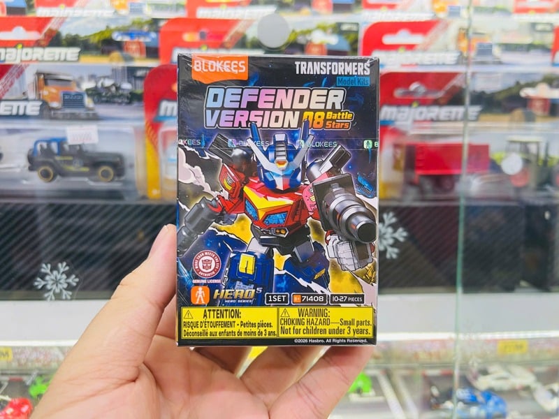  Mô hình Blokees Transformers Defender Version DV08 Battle Stars ET66 Blindbox 71408 