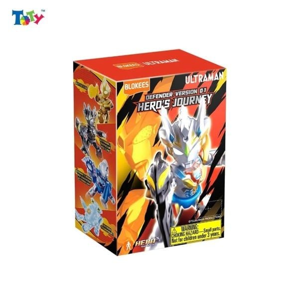  Mô hình Blokees Ultraman Defender Version 01 Blindbox Hero's Journey 71275 