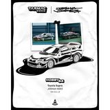  Mô hình xe Toyota Supra, Designed by Joshua Vides, Chrome tỉ lệ 1:64 Tarmac Works T64-011-JV 