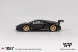  Mô hình xe LB★WORKS Lamborghini Aventador Limited Edition Matte Black tỉ lệ 1:64 MiniGT MGT01087 