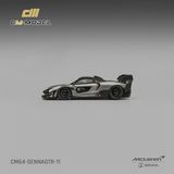  Mô hình xe Mclaren SennaGTR Metallic Silver Gray tỉ lệ 1:64 CM model CM64-SENNAGTR-11 