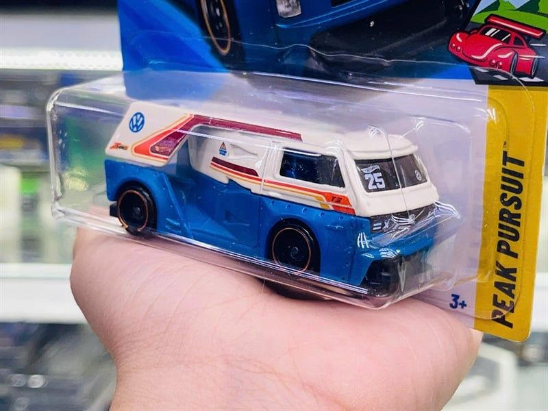  Mô hình xe Volkswagen VW T3 custom Hotwheels kim loại có bản quyền chính hãng tỉ lệ 1:64 C4982-VW 