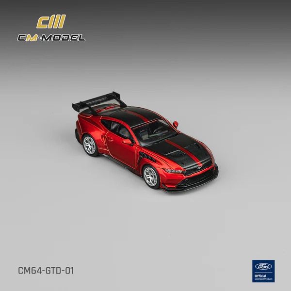  Mô hình xe Ford Mustang GTD Chroma Flame tỉ lệ 1:64 CM model CM64-GTD-01 