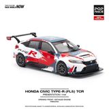 Mô hình xe Honda Civic Type-R (Fl5) Tcr Presentation tỉ lệ 1:64 Poprace PR640153 