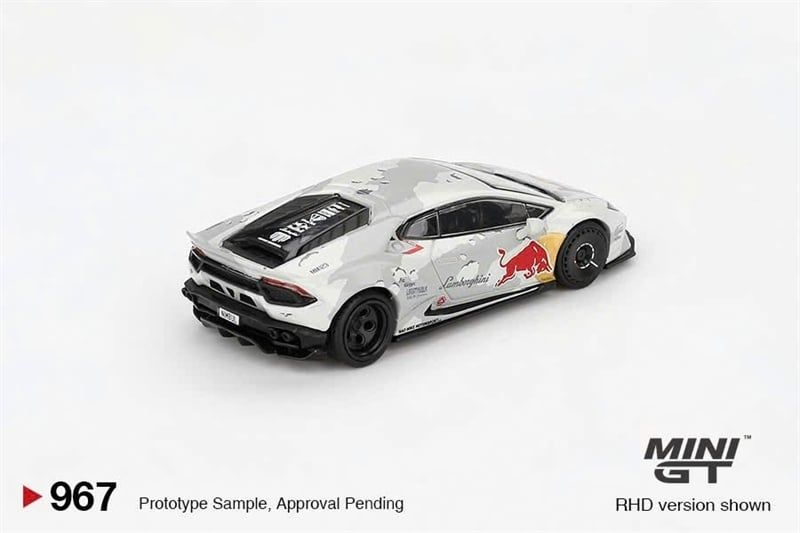  Mô hình xe Lamborghini Huracan LB★WORKS ver. 2 Mad Mike NIMBUL bản card Nhật tỉ lệ 1:64 MiniGT MGT00967-LB 