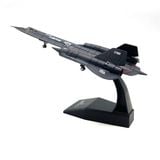  Mô hình máy bay quân sự trinh sát Lockheed USAF AIR FORCE SR-71 Blackbird tỉ lệ 1:144 Ns models MBQS069 