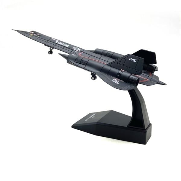  Mô hình máy bay quân sự trinh sát Lockheed USAF AIR FORCE SR-71 Blackbird tỉ lệ 1:144 Ns models MBQS069 