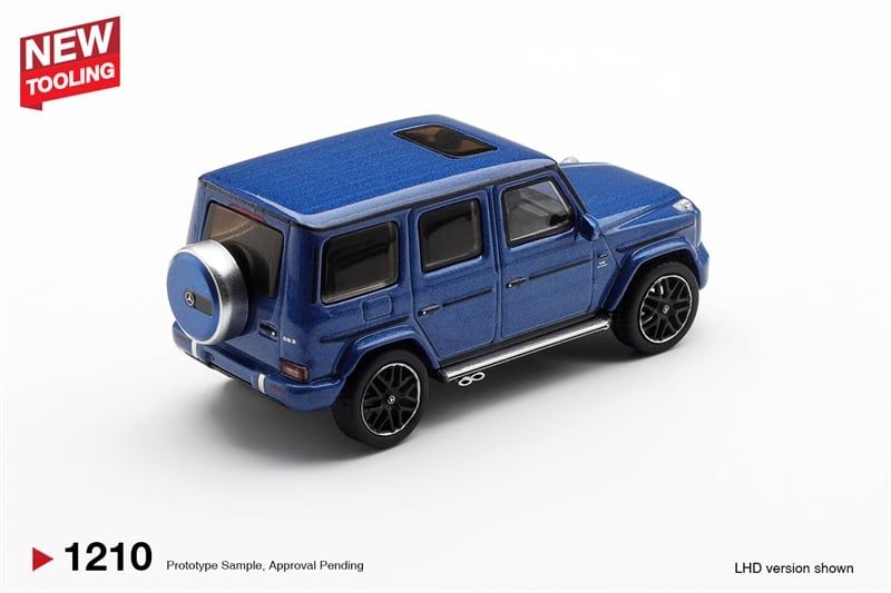  Mô hình xe Mercedes-AMG G 63 Dark Blue Metallic tỉ lệ 1:64 MiniGT MGT01210 