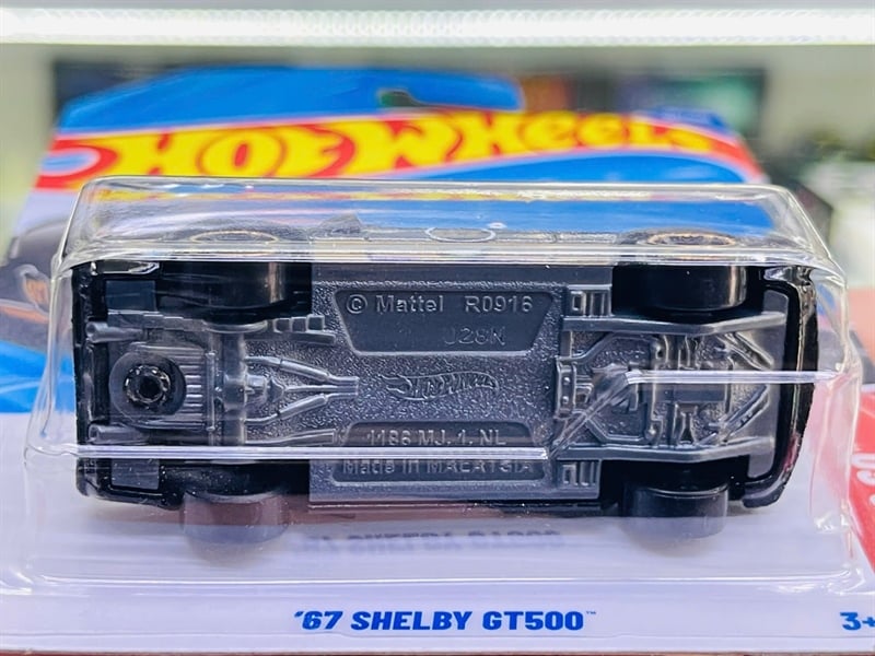  Mô hình xe Ford Shelby GT500 '67 Hotwheels kim loại có bản quyền chính hãng tỉ lệ 1:64 C4982-FO 