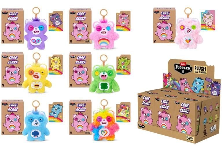  Đồ Chơi Sưu Tầm Hộp Mù ZURU TOYS Fuggler Care Bears Keyrings 5