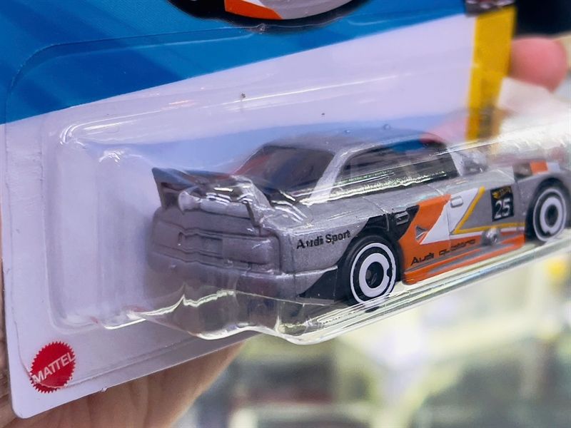 Mô hình xe Audi 90 Quattro silver Hotwheels kim loại có bản quyền chính hãng tỉ lệ 1:64 C4982-AD 