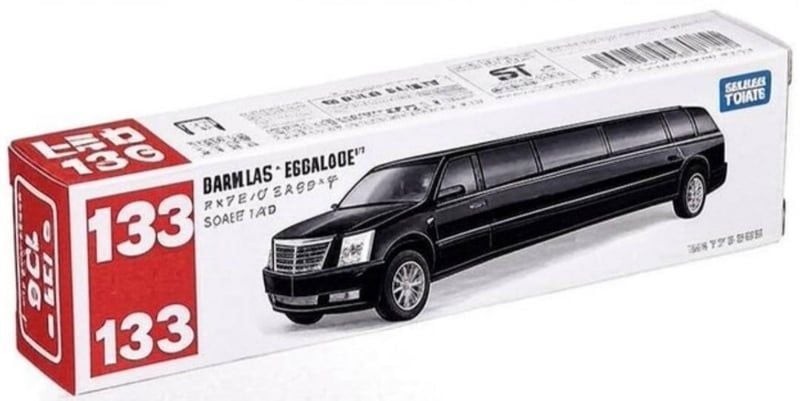  Mô hình xe Cadillac Escalade (Asia 120) No.133 black Tomica Long 997337 