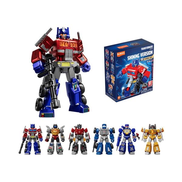  Mô hình lắp ráp phát sáng serries Transformers Shining 1985 Version(SV) 02 (Luminous Eyes & Chest) Blokees 71122 