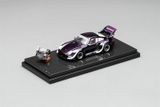  Mô hình xe Porsche Rauh-Welt Licensed Purple Army Girl - RWB993 tỉ lệ 1:64 Motorhelix MH M62205 