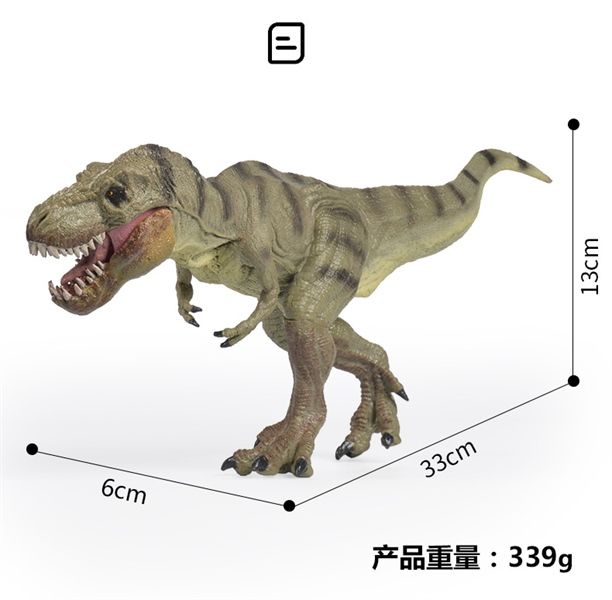  Mô hình khủng long T-rex Tyrannosaurus Rex green kích thước 32cm bằng nhựa JZD020 