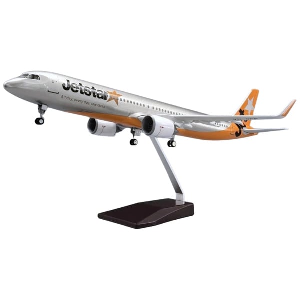  Mô hình máy bay Jetstar Airbus A321 có bánh xe kích thước 47cm no led MB47116 