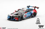  Mô hình xe BMW M4 GT3 EVO #1 Paul Miller Racing 2025 IMSA Daytona 24 Hrs tỉ lệ 1:64 MiniGT MGT01247 