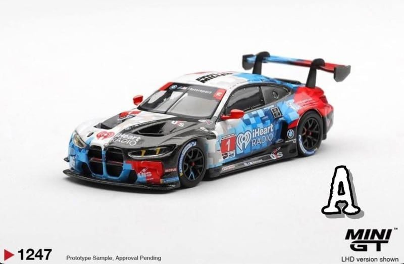  Mô hình xe BMW M4 GT3 EVO #1 Paul Miller Racing 2025 IMSA Daytona 24 Hrs tỉ lệ 1:64 MiniGT MGT01247 