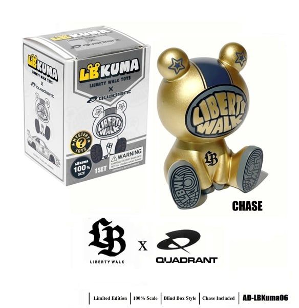  Blind box hộp mù Liberty Walk LB Kuma 100% Blind box tỉ lệ 1:64 American Diorama AD-LBKuma06 