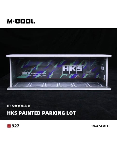  Hộp trưng bày mô phỏng dirorama parking lot Spoon Racing tỉ lệ 1:64 M-cool MoreArt MC914919 
