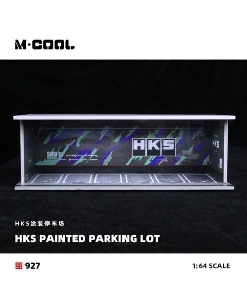  Hộp trưng bày mô phỏng dirorama parking lot Spoon Racing tỉ lệ 1:64 M-cool MoreArt MC914919 