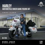  Mô hình nhân vật figure - xe mô tô Harley-Davidson Biker Gang Resin Model Kit tỉ lệ 1:64 MoreArt MO222235 