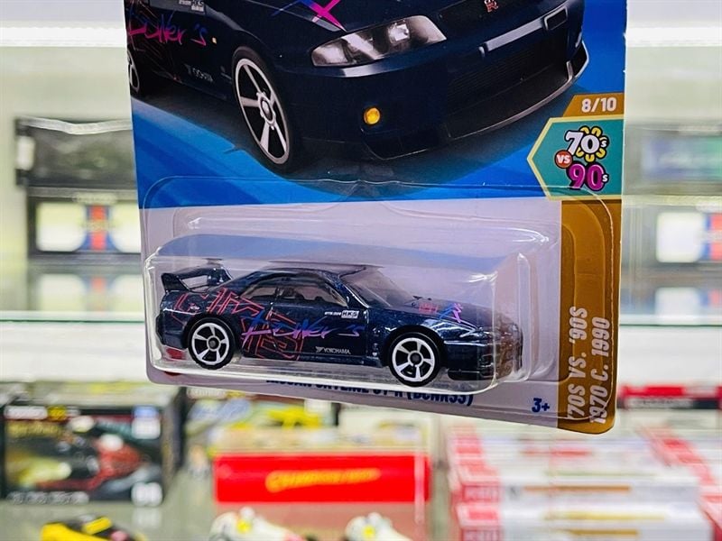  Mô hình xe Nissan Skyline GT-R (BCNR33) Hotwheels kim loại có bản quyền chính hãng tỉ lệ 1:64 C4982-NI 